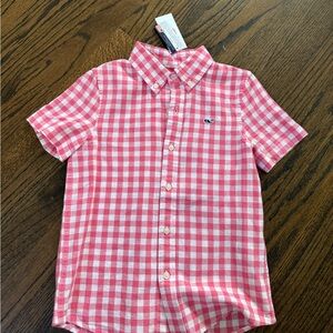Boys vineyard vines, dress shirt, size 5